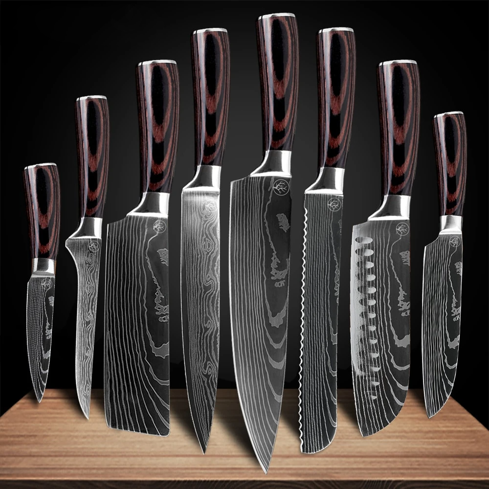 Bestes Messerset - Hochwertige Messer Set Für Köche - Gutes Küchenmesser Set - Shiburu Messer Für Haushalt- küchenkompane messerset