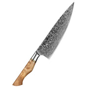 Asiatisches Messer Aus Damaststahl - Hideaki Japanische Premium Damast Messerset. Koch Messer