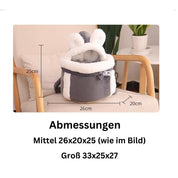 PlushPaws Kleintierträger-Rucksack