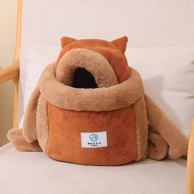 PlushPaws Kleintierträger-Rucksack
