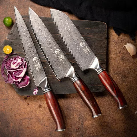 Yamaki - Damastmesser Set