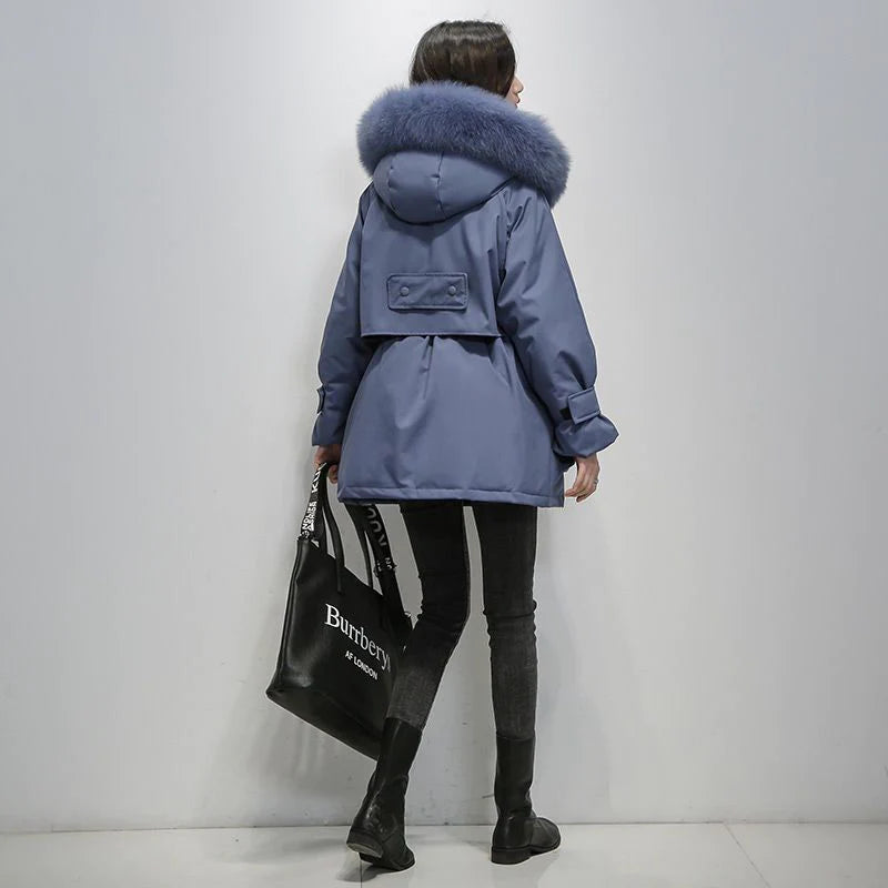 MISAKI WINTERJACKE KOLLEKTION | PARKA FÜR FRAUEN MIT PELZ KRAGEN