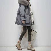 MISAKI WINTERJACKE KOLLEKTION | PARKA FÜR FRAUEN MIT PELZ KRAGEN