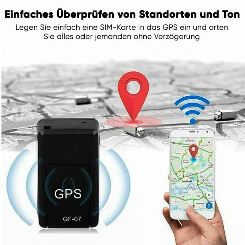 GPS Tracker Echtzeit Tracking Mini GPS Ortungsgerät Magnetischer mini GPS Tracker für Auto, Kinder