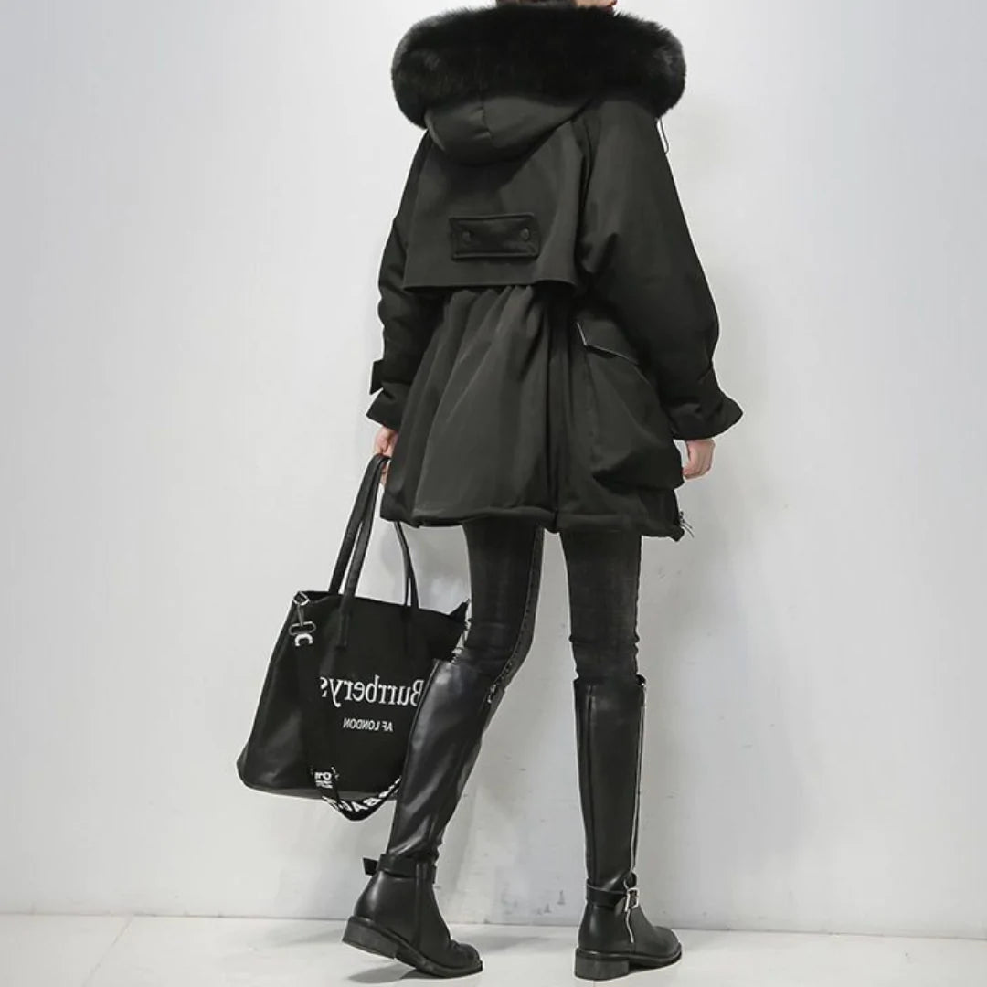 MISAKI WINTERJACKE KOLLEKTION | PARKA FÜR FRAUEN MIT PELZ KRAGEN