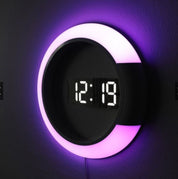 LED Wanduhr mit Fernbedienung
