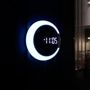 LED Wanduhr mit Fernbedienung