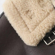 Zeza Teddy Lederjacke